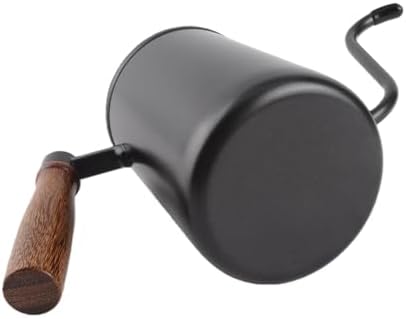 GOWENIC 600ML Pour Over Coffee Kettle with Thermometer (Black) - Image 5