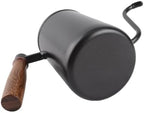 GOWENIC 600ML Pour Over Coffee Kettle with Thermometer (Black) - Image 5