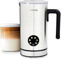 Cassia Electric Milk Frother with 5-in-1 Functions – Hot & Cold Foam, Chocolate & Milk Warmer – 550W, Digital Touch Screen Control, 160ML Frothing & 300ML Heating Capacity, Stainless Steel by Cassia