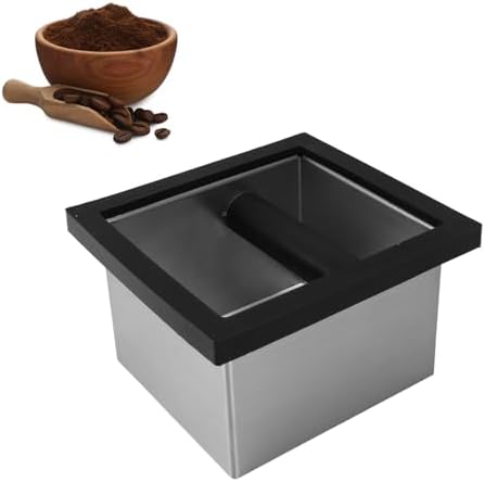 Coffee Knock Box, Coffee Grounds Container with Rubber Knock Bar - Image 6