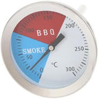 1pc 300°C Degrees BBQ Smoker Oven Thermometer Stainless Steel - Image 2