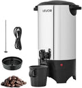 VEVOR Commercial Coffee Urn, 40 Cup 6 L Hot Beverage Dispenser with Dripless Faucet, Quick-Brewing Commercial Coffee Maker, with Stainless Steel Liner, for Catering, Business, Church & Restaurant by VEVOR