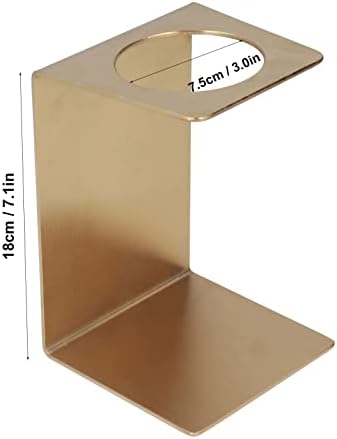 Pour Over Coffee Stand Small | Stainless Steel Drip Coffee Dripper for Cafe/Home | Reusable Tarnish Proof Design for Coffee Paper Cups (Gold) - Image 4