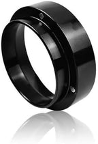 Coffee Catcher Ring for 51mm 53mm 58mm Grinders with Handle and Cloth(Black 53mm) by Unknown
