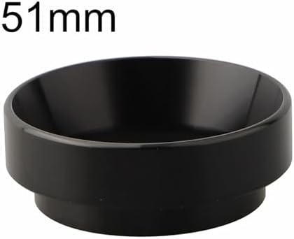 Portafilter Funnel 10 Pieces of Filter Rings 51/53 Mm Coffee Grounds Collector Funnel Coffee Filter(Black 51mm) - Image 2