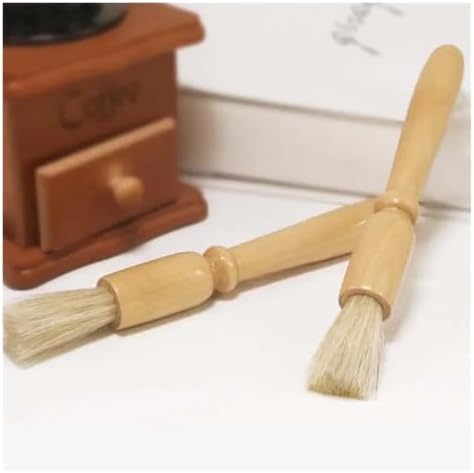 Coffee Machine Brush with Wood Handle, Natural Bristles 19cm - Image 7