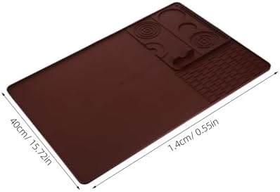 Silicone Coffee Maker Tamper Mat 22.8x15.7 Inch Coffee - Image 2