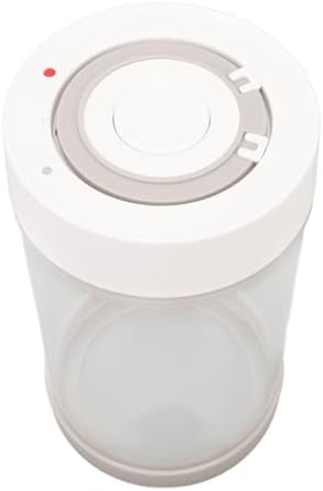 TOPINCN Electric Vacuum Canister Vacuum Glass Canister Glass Jar Sealed Jar Sealed Storage for Tea Coffee Beans Nuts Snacks with Built in 500mAh Battery (950ml) - Image 3