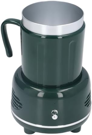 Electric Cooler Warmer Cup, Fast Cooling Heating One Button Control Heated Coffee Mug, Desk Cup Warmer with Nonslip Pads for Coffee Beer Wine Home Office Restaurant (Green) - Image 5