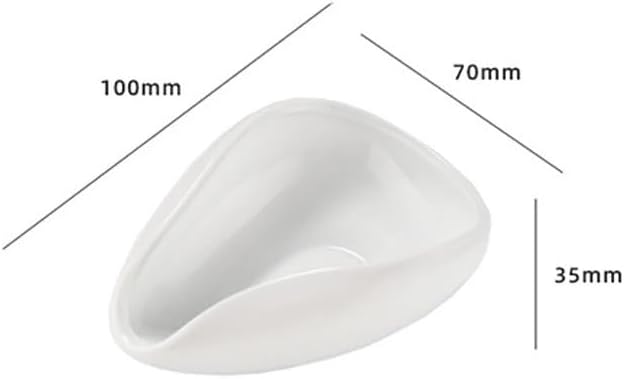 Coffee Beans Dosing Trays, Pure Coffee Bean Dosing Cup, White Ceramic Dosing Vessel, Spoon Shovel Tea Trays(Black) - Image 2