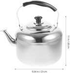 DOITOOL Stainless Steel Tea Kettle Stovetop 6L, Stovetop Tea Pot Food Grade Stovetop Whistling Tea Kettle Classic Stovetop Kettle Portable Camp Tea Pot for Home Outdoor Campfire Use - Image 4