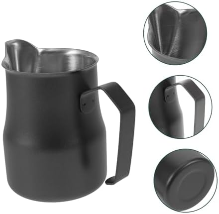 OSALADI 2pcs Stainless Steel Frothing Pitcher for Espresso Embossed Design Precision Pouring for Latte Art for Home Professional - Image 6