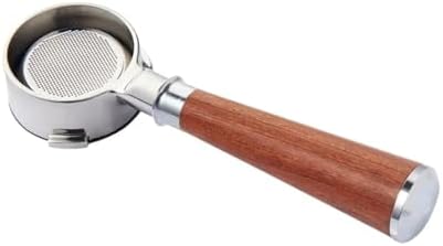 58mm 3 Ear Stainless Steel Bottomless Portafilter，Compatible For Breville，Mini/Max/VCF-126X Coffee Filter Accessory(58mm-A) by Unknown