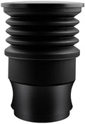 Single Dose Coffee Grinder Blow Bin With Silicone Bellow For Mazzer For Mini, Aluminum Alloy For Hopper Cleaning Tool To Clear Grounds And Reduce Retention In Black Color by Unknown