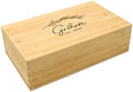 Personalized Tea Box, Bamboo Organizer, Branch Name by Hampton+Studios