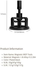 Rotate Magnetic Coffee Distributor 0.25mm Stainless Steel Needles Distributors Coffee Stirrer Espresso Power Barista Tools(Black 51mm) - Image 3