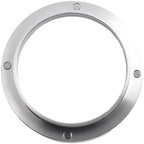 Portafilter Funnel 10 Pcs 51mm Coffee Grounds Collector, Coffee Dosing Ring, and Handle Funnel Tool(Silver) - Image 2