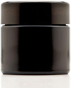 Infinity Jars Tall Black Glass Jar 100 ml, Airtight Smell Proof, 10 Pack by InfinityJars