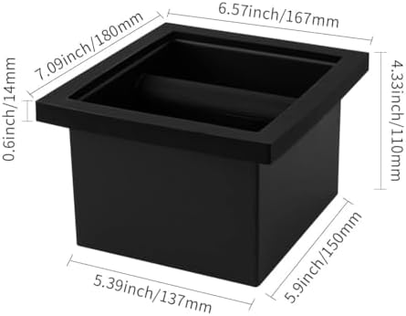 watchget Bottomless Espresso Knock Box, Built-in Coffee Ground Container - Image 2