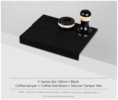 58mm Espresso Bottomless Portafilter With Espresso Tamper/Coffee Distributor Barista Coffee Accessories, Compatible With Muvna, Compatible With V Series(3-piece set) - Image 2