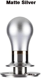 51.6mm Elasticity Adjustable With Scale Lines Stainless Steel Coffee Tamper，Compatible For La Pavoni，replacement Espresso Accessory(Matte silver) - Image 2