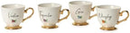 Two's Company Teacup Shot Glasses in Gift Box, Porcelain, Set of 4 - Image 5