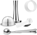 Compatible With Delonghi，ENV135 Stainless Steel Refill Pod Filter,Compatible With Nespresso，Reusable Capsule Coffee Pod GCA1(230ml 1pod t d S) by Unknown