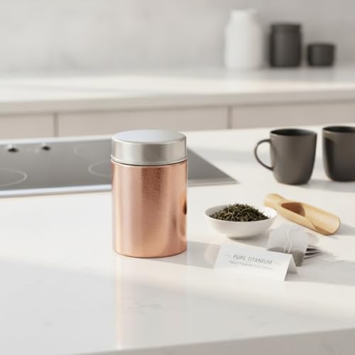 Tea Enthusiasts Pure Titanium Canister, 9.5 fl oz - Image 2