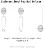 Stainless Steel Tea Ball Infuser with Fine Mesh Filter for Loose Leaf Tea, Reusable Spherical Strainer for Mugs and Teapots - Image 7