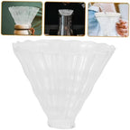 POPETPOP 6pcs High-temperature Glass Coffee Strainer Filters Dripper Funnel Elegant for Pot Cup - Image 4