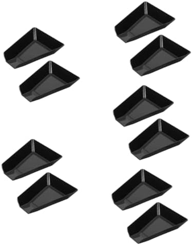 ABOOFAN 5sets Roasted Coffee Beans Storage Tray Slope Design for Easy Shoveling Attractive Display Plate for Kitchen Dining Cafe Use Capacity Per Tray 2pcs*5 by ABOOFAN