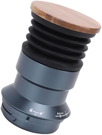 Sonew Single Dose Coffee Grinder with Silicone Bellow Blower & Walnut Wood Lid – Aluminum Alloy Bean for, Enhanced Flavor Freshness, and Easy Burr – 3.7 X 5.5 Inch - Image 4