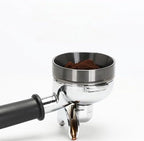 51/53/54/58mm Espresso Coffee Dosing Ring Coffee Filter Replacement Ring Espresso with 2 Cup 1 Cup Basket Needle Dosing Funnel 54mm(51mm Sliver Ring) - Image 6