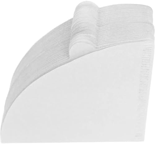 500 Pcs Wood Pulp Conical Filter Paper – Hand-Brewed Coffee Portable Drip Sheets for Households(Brown) - Image 2