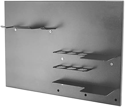 Wall Mounted Coffee Tool Rack, Efficient Space Saving Coffee Handle Holder for Home Kitchen Iron (Grey) - Image 3