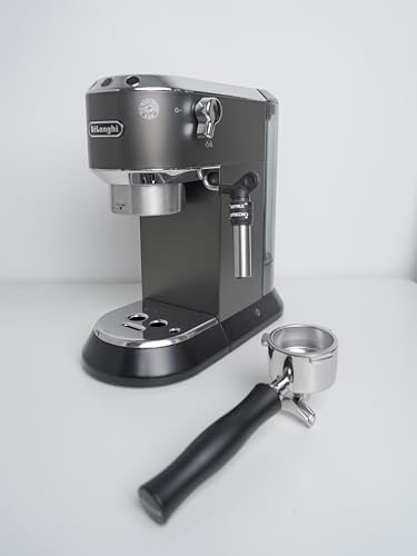 Normcore 51mm Double Spout Portafilter 3 Ear Fits Delonghi Dedica EC680 and EC685, and SMEG & EUPA Coffee Machines Anodized Aluminum Handle with 18g Filter Basket - Image 3