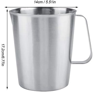 FTVOGUE 2000ml Stainless Steel Milk Frothing Pitcher Driplessing Spout Coffee Steaming Jug Large Latte Art Cup for Beverage Making Home Meal - Image 3