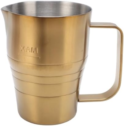 Milk Frothing Pitcher, Steaming Pitchers 304 Stainless Steel Milk Coffee Cappuccino Latte Art Barista Steam Pitchers Milk Jug Cup, Mug Milk Frother Pitcher for Beverage Making by Unknown