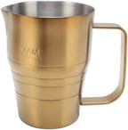 Milk Frothing Pitcher, Steaming Pitchers 304 Stainless Steel Milk Coffee Cappuccino Latte Art Barista Steam Pitchers Milk Jug Cup, Mug Milk Frother Pitcher for Beverage Making by Unknown