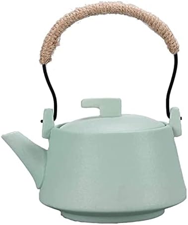 Chinese Ceramic Teapot Japanese Style Tea Kettle 200ml/6.8oz Kung Fu Single Pot for Tea Lover, Easy to Clean Teapot by Unknown