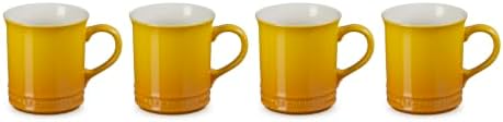 Le Creuset Stoneware Vancouver Mug, Set of 4, 14 oz. each, Nectar - Image 2