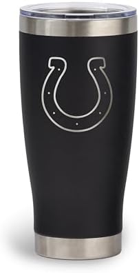 The Memory Company Officially Licensed 20oz Tumbler Etched, Indianapolis Colts by TheMemoryCompany