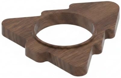 Coffee Dripper Stand Walnut Wood Holder for Pour Over Brewing, Stable Counter Rest for Cone Filters (1 PC) by Unknown