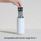 Fellow Carter Tea Infuser for Loose Leaf Tea and Cold Brew - Matte Black - Image 4