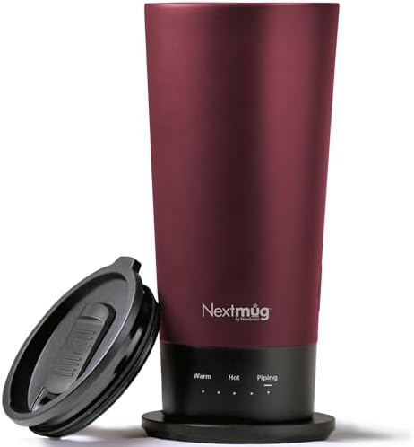 Nextmug Go - Temperature-Controlled, Self-Heating Travel Mug by NextmugbyNextboom