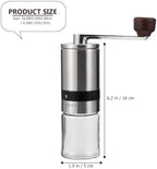 Manual Hand Coffee Bean Grinder Portable Stainless Steel Travel - Image 2