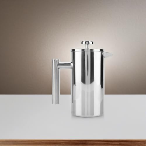 ciciglow French Press Coffee Maker, 304 Insulated Stainless Steel with Filter,27Oz(800ML) Coffee French Press with Double Wall for Home Office, Dishwasher - Image 5