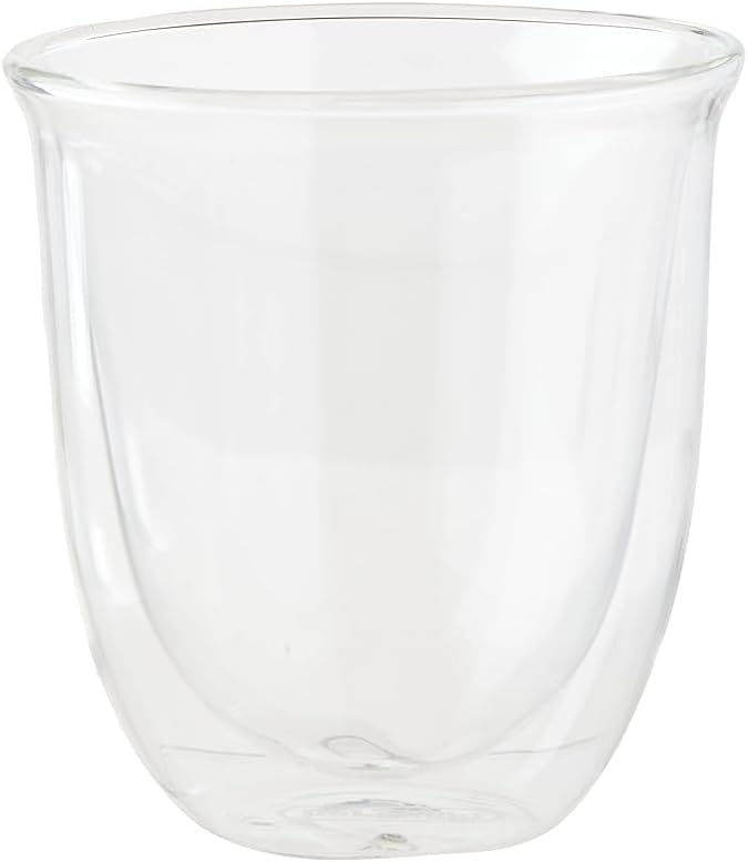 De'Longhi America 5513296661 Creamy Collection Double Walled Thermo Cappuccino Glasses (Set of 6), Clear - Image 4