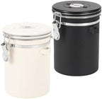 Garvee Coffee Canister, 22oz Airtight 304 Stainless Steel Container, 2-Pack by Garvee