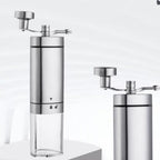 VICASKY Manual Coffee Grinder with Triangle Foldable Handle Stainless Steel - Image 5